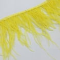 thumbnail image 4 of Tiras de Borlas de Plumas de Imitación Perfecl Cinta de Plumas Esponjosas Amarillo 36 Pul Pluma de avestruz, 4 of 4