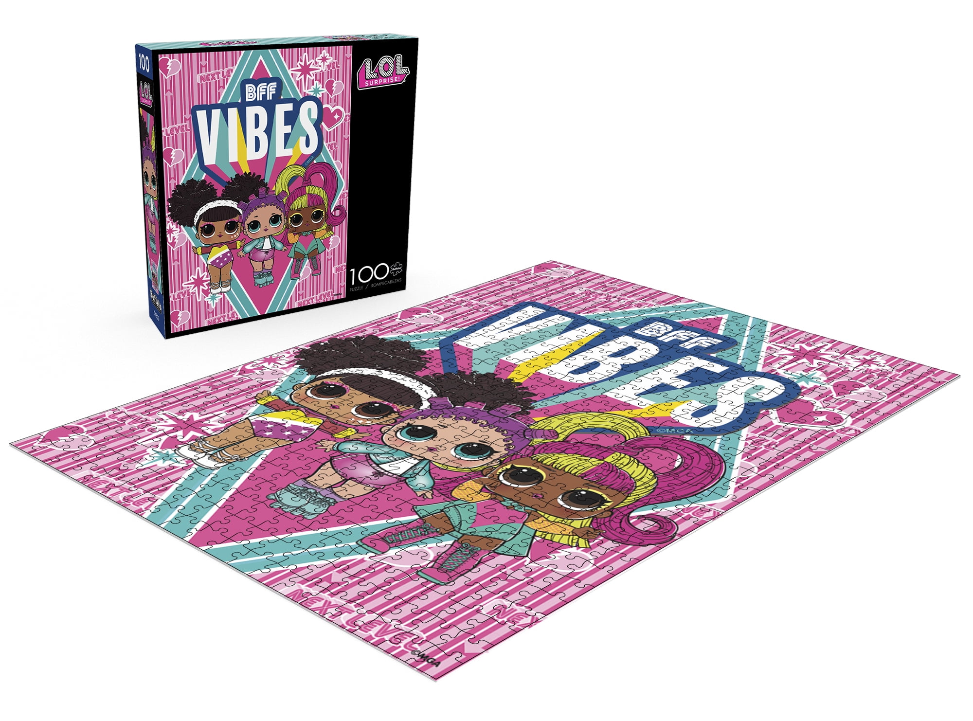 Buffalo Games 100-Piece LOL Surprise O.M.G. BFF Vibes Jigsaw Puzzle