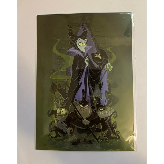 Disney Mistress of All Evil Stephanie Buscema Postcard Wonderground Gallery New