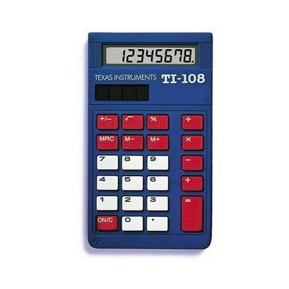 Texas Instruments TI-108 Solar Power Calculator/Teachers Kit set of 10