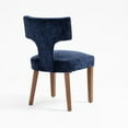 thumbnail image 5 of Mid Century Modern Dining Chairs Set of 2, Farmhouse Linen Fabric Upholstered Accent Chair,Kitchen Chairs with Hardwood Frame, Beige, 5 of 15