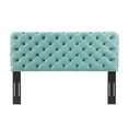 thumbnail image 3 of Modway Lizzy Tufted King/California King Performance Velvet Headboard in Mint, 3 of 7