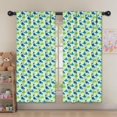 thumbnail image 5 of Blackout Kids Curtains,Colorful Dinosaurs Leaves Pattern Childrens Insulated Curtains Set Of 2,Bedroom Essentials,Toddler Room Decor 52"x63", 5 of 5