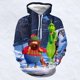 thumbnail image 1 of Ropa de otoño para hombre, sudaderas con capucha con gráficos de Anime, sudaderas con estampado de monstruo de Navidad en 3D, jersey para hombre, ropa informal estilo Hip Hop, Tops, 1 of 4