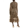 thumbnail image 2 of Tahari Womens Printed Chiffon Midi Dress, 2 of 3