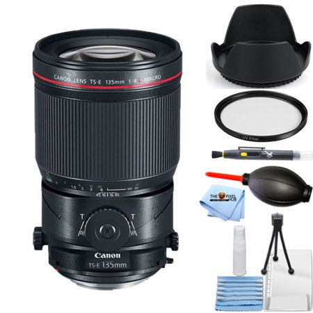 Canon TS-E 135mm f/4L Macro Tilt-Shift Lens #2275C002 Starter Bundle