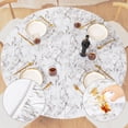 thumbnail image 1 of Clear Plastic Tablecloth Protector Heavy Duty Vinyl Table Cover Oil Proof Wipeable for Indoor Outdoor Dining Table Use(x Square), 1 of 6