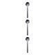 thumbnail image 1 of Advancent Cuchara de acero inoxidable con diseño en espiral, cuchara lavable para café, bebida, restaurante, herramienta para ceremonia de boda, Negro 3piezas Advancent CBP187132, 1 of 6