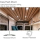 thumbnail image 5 of Luces empotradas DE TECHO LED LzGUNGY DE 12 V y 4 LED para autocaravanas y barcos 3 W 3200 K regulables DE aluminio, 5 of 5