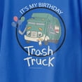 thumbnail image 3 of Trash Truck Its My Birthday Youth T Shirt (Royal, XS-XL), 3 of 4