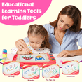 thumbnail image 7 of Xueyu Toys for 3 Year Old, Magnetic Drawing Board, Toddler Toys for Age 2 3, Writing Doodle Board, Educational Learning Baby Toy, Birthday Best Gifts (Red), 7 of 7
