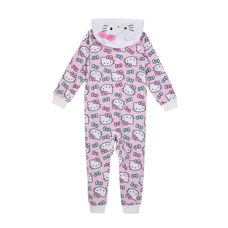 Hello Kitty Girls Union Suit with Hood, Sizes 4-12 photo 3