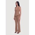 thumbnail image 2 of Women's Straight Leg Crepe Knit Pintuck Detail Pants, 2 of 4