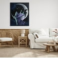 thumbnail image 2 of Stupell Industries Witch Relaxing Crescent Moon Painting Gallery Wrapped Canvas Print Wall Art, Design by Grace Popp, 2 of 7