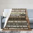 thumbnail image 2 of LHSHID SPACE Pastor Appreciation Gifts Pastor Gifts for Men Pastor Blanket for Men Women Christian Gifts for Men Pastor for Religious Birthday, 2 of 7