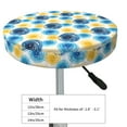thumbnail image 2 of Uemuo Circular Pattern Round Bar Stool Seat Covers Washable Stool Cushion Slipcover Elastic Bar Chair Covers-12 inch, 2 of 7