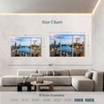 thumbnail image 4 of Elephant Stock Shanghai Sunset Skyline Wall Art - Horizontal Multi Panel Canvas - Living Room Wall Decor - Places Multi Panel - Blue And Gray Decor - 74" x 48", 4 of 8