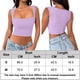 thumbnail image 2 of Chaleco Camiseta sin mangas sexy para mujer, camisetas elásticas, camiseta sin mangas básica (púrpura S) Kuymtek Púrpura T S para Mujer, 2 of 9