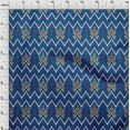 thumbnail image 3 of oneOone Viscose Chiffon Fabric Paisley & Chevron Ikat Decor Fabric Printed BTY 42 Inch Wide, 3 of 4