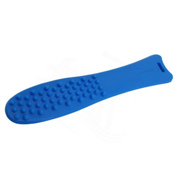 Masajeador de espalda Pai Sha Board, herramienta de masaje manual para estimular los meridianos de las piernas Azul
