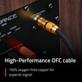 thumbnail image 3 of Fluance Premium Grade Subwoofer Cable with Gold-Plated RCA Connectors, High-performance OFC cable with durable rubber insulator for Subwoofer, Home Theater, Amplifier - 12 ft, 3 of 8