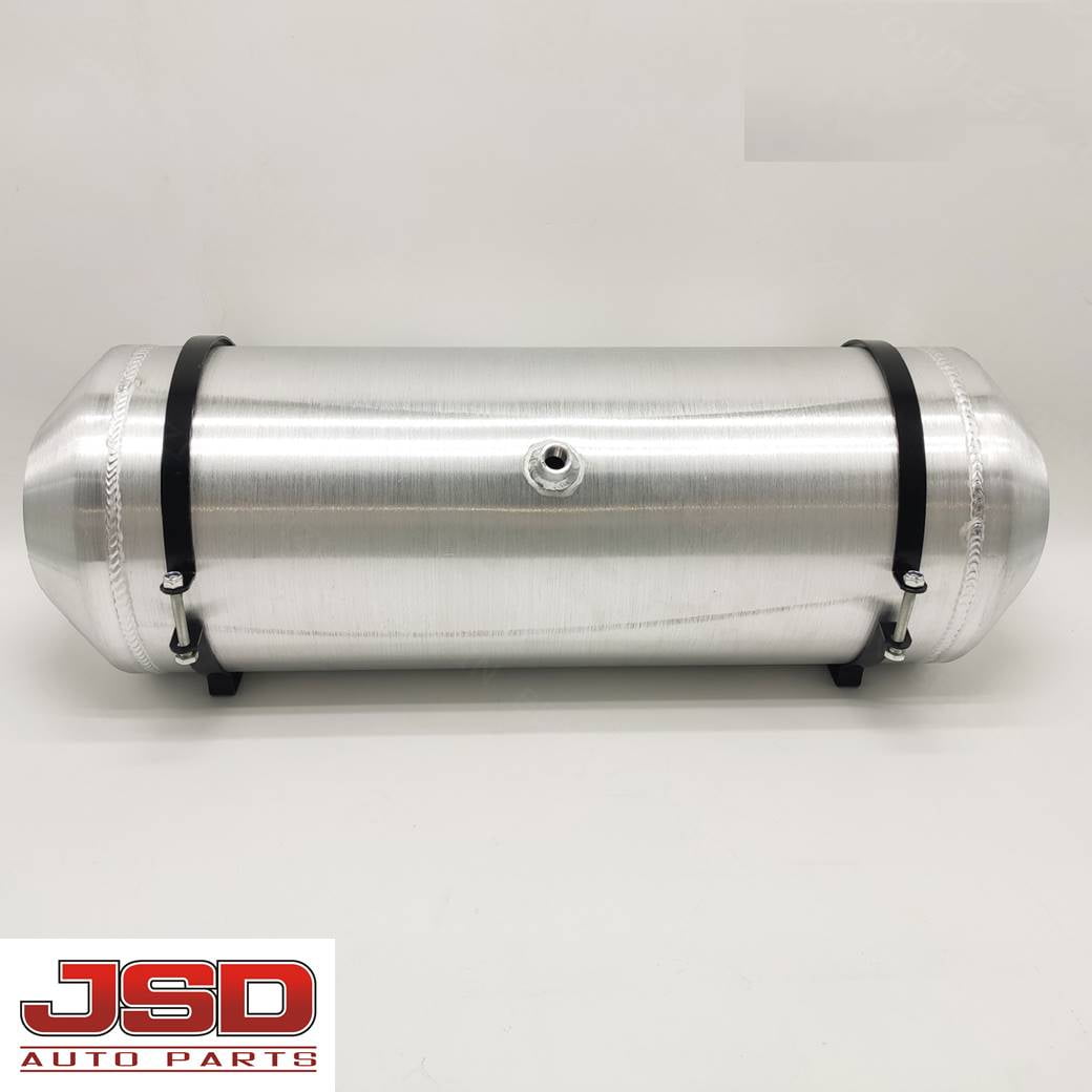 JSD AUTO PARTS 10 Gallons Gas Tank / Fuel Tank Aluminum Center Fill Spun10 x30 3/8 NPT Outlet