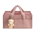 thumbnail image 2 of Portable Baby Care Organizer With Removable Dividers Storage With Handles For Nursery And, 2 of 6