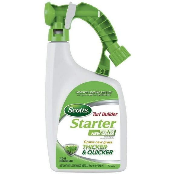 Scotts 23100 Turf Builder Starter Food for New Grass Ready-Spray, 1 Qt