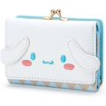 thumbnail image 1 of SURJDE Cute Fashion Cartoon Character Small Wallet Short Ladies Wallet Leather Tri-fold Wallet Money Bag, White, Small, Different Pattern Design Wallets, 1 of 4