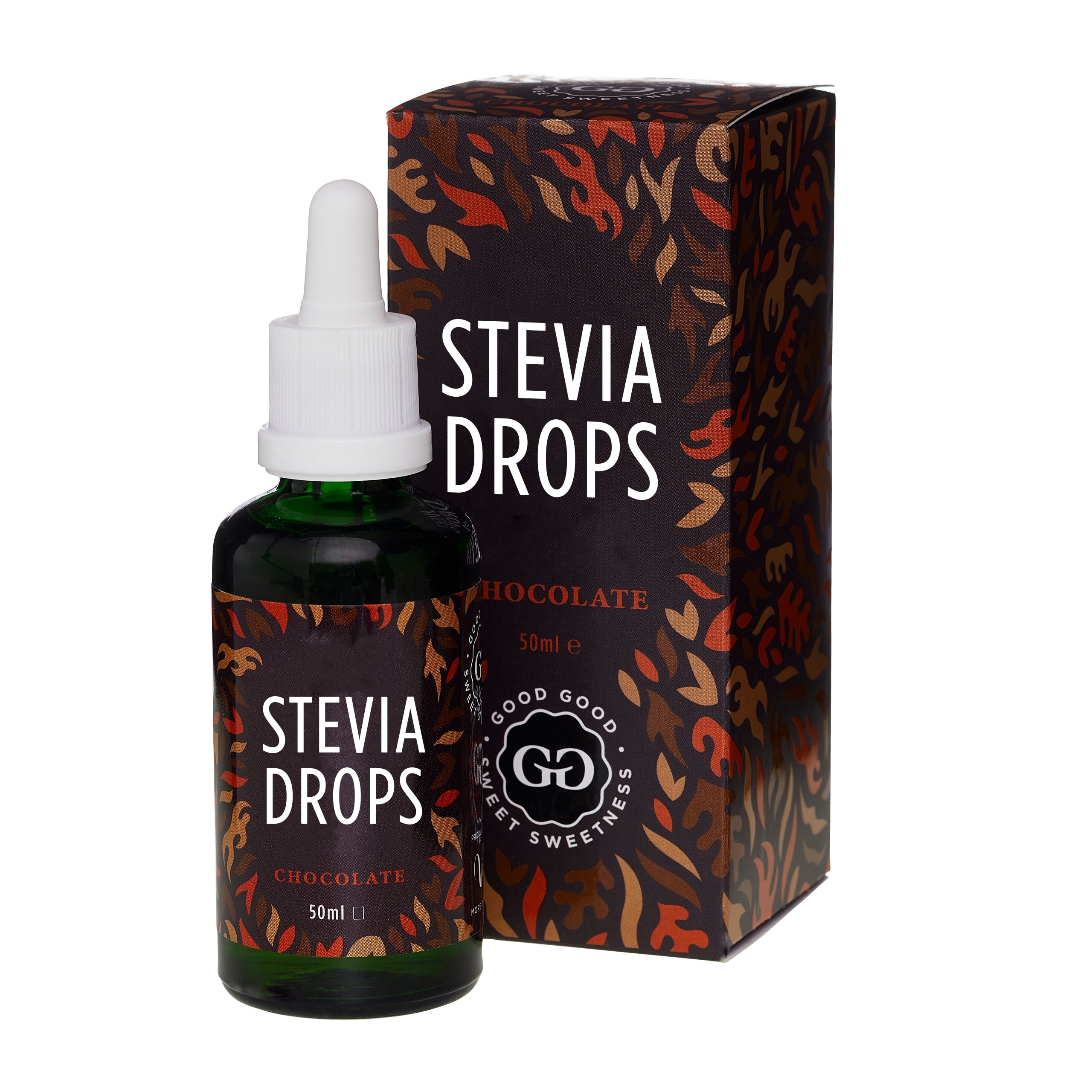 Stevia Drops, Chocolate, Sugar Substitute, 14 ml Bottle