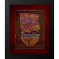 thumbnail image 2 of Maron, Linda 12x14 Black Modern Framed Museum Art Print Titled - Asian Bowls II, 2 of 5