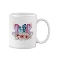 thumbnail image 2 of Unicorn With Gems And Flowers Mug - SPIdeals Designs,, 2 of 4