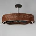 thumbnail image 2 of 61014RADBZ-Maxim Lighting-Tulum - 35W 1 LED Fandelight-19.75 Inches Tall and 35.75 Inches Wide-Dark Bronze/Dark Rattan Finish, 2 of 5