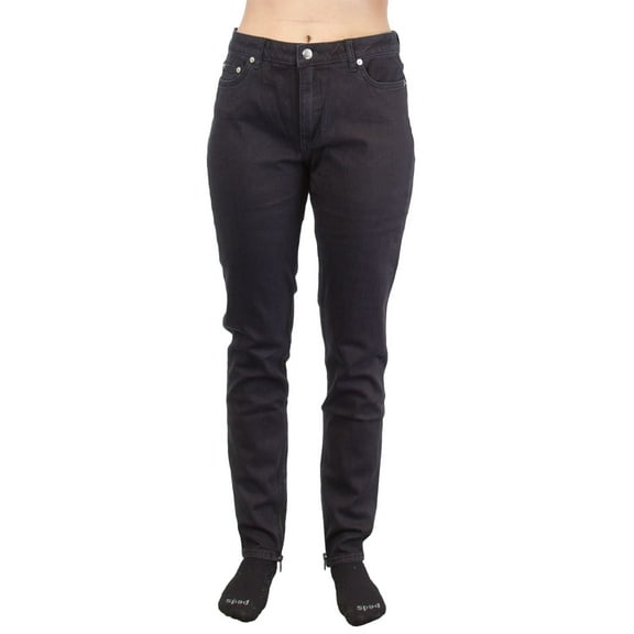 BLK DNM Women's Ankle Zip Jeans, Delancey Black, 29L