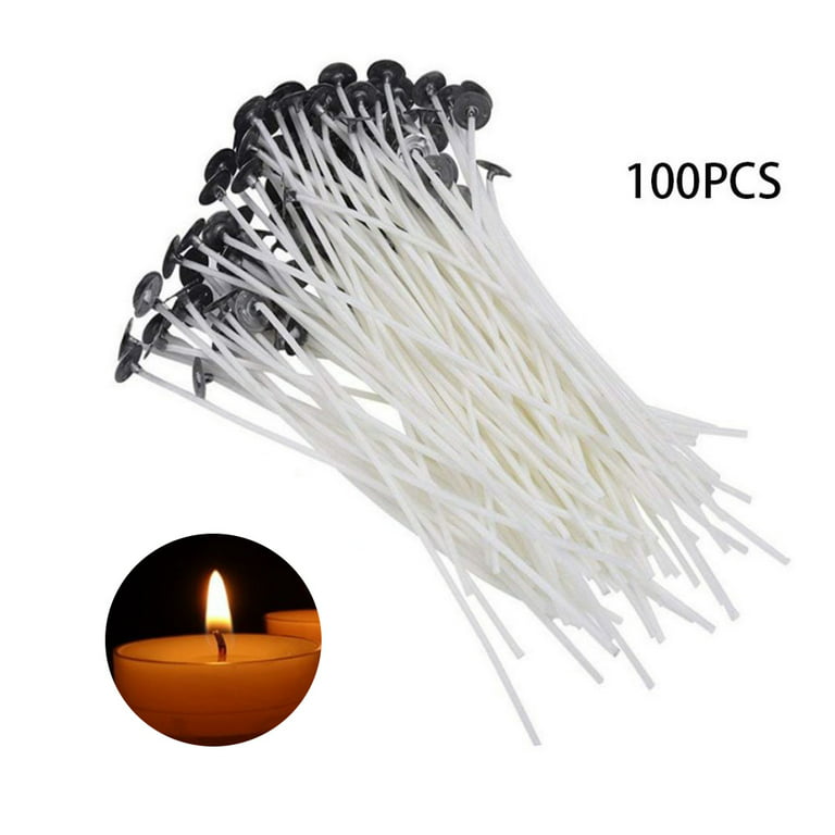 GetUSCart- ECO 14 Candle Wicks For Soy Wax Candles, 20 Candle Wicks, Cotton & Paper Wicks for Candle Making, 6 Inch, Pre-Waxed and Tabbed for  Candle Making
