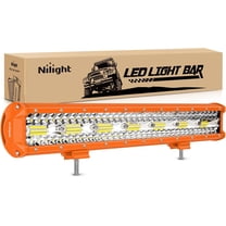 Nilight LED Light Bar 20Inch 420W Flood Spot Combo Triple Row Driving Lamp Roof Bumper Off Road Work Lights for Van Camper Wagon Car Pickup Golf Cart ATV UTV SUV Truck Boat 4x4