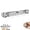 Clear, variant on Suction Cup Hook Rack, 16.4-Inch Acrylic Wall Mounted Rail with 8 Movable Hooks, No Drilling Waterproof Kitchen Utensil Holder and Bathroom Towel Rack
