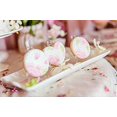 thumbnail image 5 of High Transparency Acrylic Stand, Elegant Curved Design For Displaying Cards, Photos, And Artwork, Clear Plastic Easel With Lace Frosted Design, 3 Inch, 5 of 5