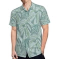 thumbnail image 4 of High Quality Hawaiian Shirts for Men Short Sleeve Aloha Beach Shirt Floral Summer Casual Button Down Shirts Blouses EHFKP7, 4 of 7