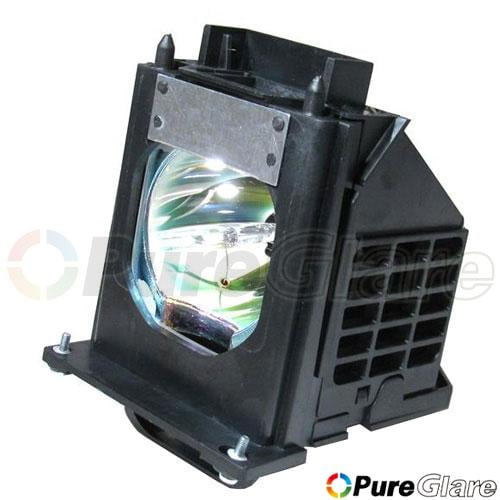 Mitsubishi WD65734 Rear Projector TV Assembly with OEM Bulb and Generic Housing