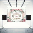 thumbnail image 3 of Miss Quinceañona Backdrop for Girls Sweet Quinceanera Birthday Photography Background Pink Roses Crown Butterfly Quinceanera 15th Birthday Party Decorations Banner Supplies Photo Booth Props, 3 of 6