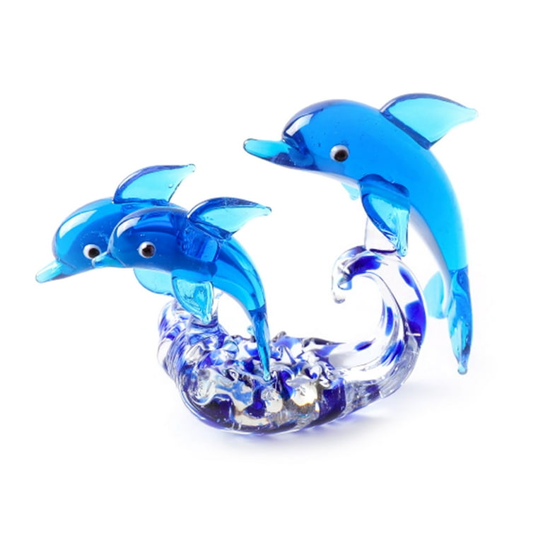 GENEMA Cute Dolphin Figure Animal Figurine Collectible Jewelry Box