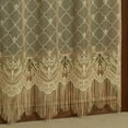 thumbnail image 3 of Touch of Class Victorian Antique Gold Heart Rod Pocket Curtain, 56 x 84 in, 3 of 3