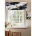 thumbnail image 2 of Valance Curtains for Kitchen Windows Abstract Marble TextureRod Pocket Valance Modern Black White Gold Stone ArtShort Window Curtain Topper for Bedroom Living Room Bathroom 42x12in,1&nbsp;Panel, 2 of 9
