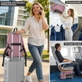 thumbnail image 6 of JIALIOU 14" Laptop Backpack Waterproof Airline Approved Stylish Casual Daypack for Travel Business College Work, Dusty Rose, 6 of 8
