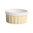 thumbnail image 4 of Durable Porcelain Baking Dish Ceramic Bowl for Souffle, Creme Brulee Yellow, 4 of 5