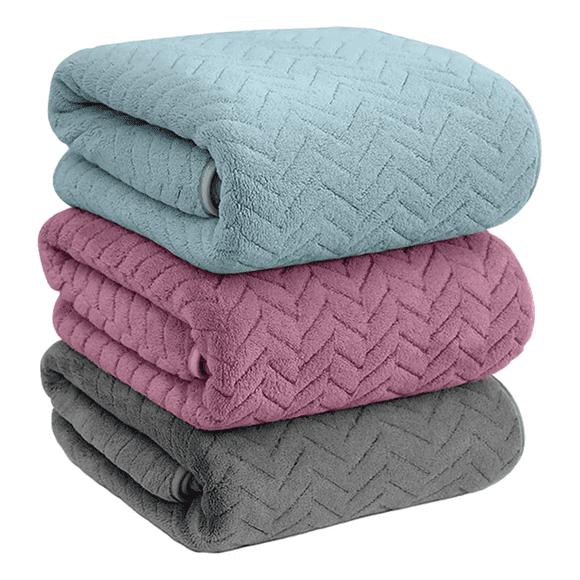 3 Piezas Tuallas Toallas Baño Completo Grande 70×140 Cm Xtellar multicolor