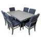 thumbnail image 2 of Set de Comedor SALVANTO Olimpo 6 Sillas 160x100 cm MDF Color Gris, 2 of 6