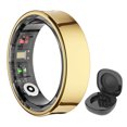 thumbnail image 1 of Temperatura Corporal Monitor Y Sueño Anillos Estado Físico R09 Ring Impermeable La Frecuencia Cardíaca Oxígeno Monitoreo Del Con Estuche Carga para El, 1 of 9