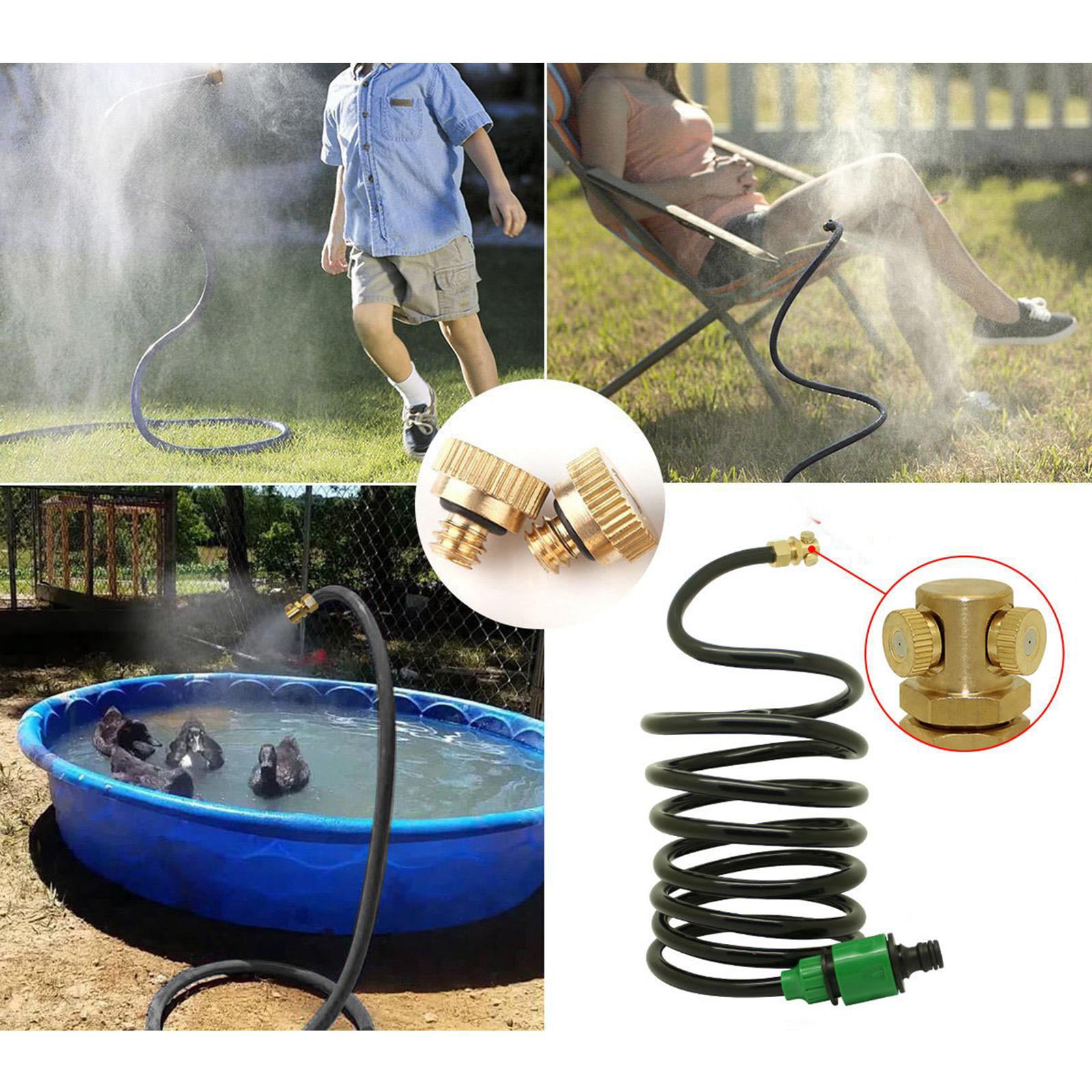 Details about   Micro Flow Drip Irrigation System 360 Degree Adjustable Garden Watering Hose Kit 